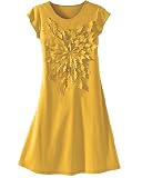 Floral embellished A-line dress