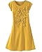 Floral embellished A-line dress