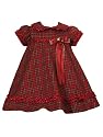 Rare Editions Infant Girls 3pc Red Plaid Dress Set