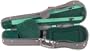 Bobelock Student 1007SV 4/4 Violin Case: Black Exterior & Green Velvet Interior with Suspension