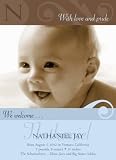 Birth Announcements - His Curlicue - Set of 25