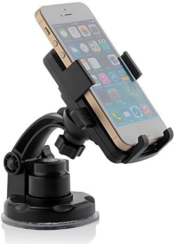 Kekexili 360°Rotatable Car Windshield Windscreen Mount Holder for Apple Mobile Phone GPS
