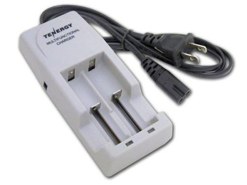 Tenergy Multifunctional Charger for Li-ion Cylindrical Rechargeable Batteries (14500, 18500, 18650)