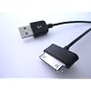 Juiced System's Extra Long Black Galaxy Tablet USB Charge & Sync Cable, Double the Length of Standard Cord - 2m (6.5ft) Long. Galaxy Tablet 7.0/8.9/10.1 Compatible ***Updated Product*** New Version 2.0 Charges up to 35% Faster