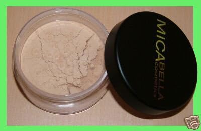 Micabella Natural 9gr Mineral Makeup Foundation #2 Sundstone - Light Skin +Blush Wild Rose