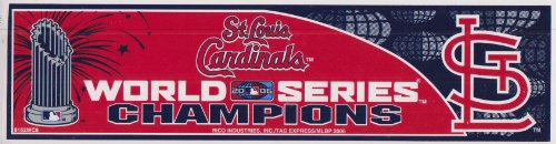 St. Louis Cardinals MLB 2006 World Series Champions Bumper Sticker - 3
