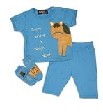 Mud Pie Baby E-I-E-I-O Horse Clothing Set