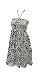 LALEELA Allover POINT Soirée Imprimé Parti Halter Tube dim. Robe tunique Cadeau Saint - Valentine Valentin