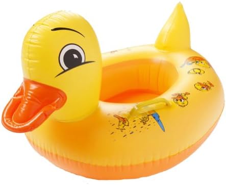 Sr18 the High Quality Lovely Yellow Duck Baby Swim Sit Ring Inflatable Swim Laps