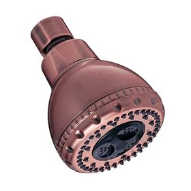 Danze D411012AC 3-Inch Multi-Function Showerhead, Antique Copper