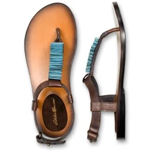 Click here to buy Eddie Bauer Embellished T-Strap Sandals by Eddie Bauer.