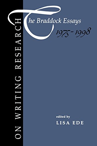 on writing research the braddock essays 1975 1998