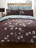 Kitchen & Housewares : Novella Duck Egg Double Bedding Quilt Duvet Cover Covers, 2 Designs For Price Of 1 (reversible)
