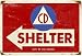 Replica Civil Defense Shelter Sign