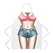 Attitude Apron Farmer's Daughter Apron, White, One Size Fits Most