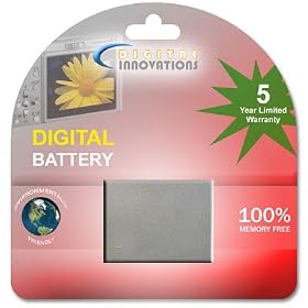 Digital Innovations CB40 Rechargeable Digital Camera Battery Equivalent to Casio NP-40 by Digital Innovations