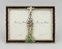 Jeweled Picture Frame-Double Giraffe