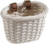 Nantucket Bike Baskets Cliff Road Oval Basket White.