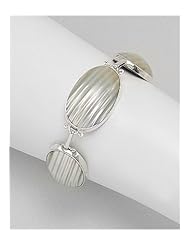 Shell Bracelet In 92.5 Sterling Silver