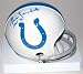 Gino Marchetti Autographed/Hand Signed Baltimore Colts Throwback 2 Bar Mini Helmet with HOF 72 Inscr