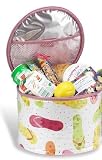 Beach Day Hat Box Cooler - White Flip Flop - Picnic At Ascot