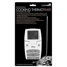 Master Class Digital Cooking Thermometer and Timer