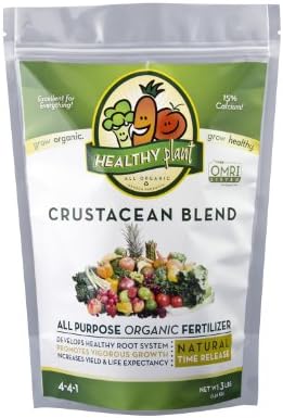 Healthy Plant: Crustacean Blend - All Purpose Organic Fertilizer, 4-4-1, OMRI Listed, 50 LBS