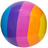 GIANT RAINBOW BEACH BALL - HUGE 4 FEET DIAMETER!