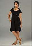 Women's Lauren Kiyomi Short Sleeve Jersey Dress with Button Detail (Maternity) - More Colors Available