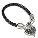 Brighton Style Braille Heart Bracelet