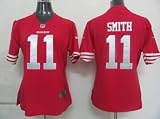 Nike NFL San Francisco 49ers #11 Alex Smith Red Women Jerseys Size 48m