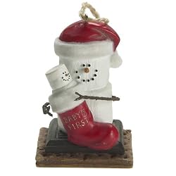 S'mores Baby's First Christmas Stocking Ornament