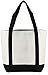 Zipper Canvas Tote Bag