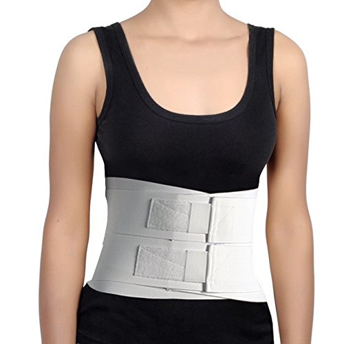 Back Brace Lumbar Sacral Support, Dual Compression Double Overlapping, With Removable Pad, Adjustable Elastic Comfort Fit, Breathable Soft Fabric, Pain Reliever Belt For Complete Spine & Back Support