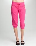 bebe Logo Jacquard Dot Terry Capri
