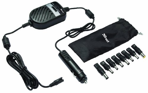Trust 70W Notebook Netzteil, universell, kompakt, 12V Autoanschluss, schwarz