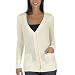 Moss Sup Co Bone LS Boyfriend Cardigan - L