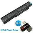 Battpit™ Laptop / Notebook Battery Replacement for Gateway MX6455 (4800 mAh) with FREE 8GB Battpit™ USB Flash Drive