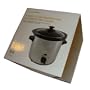 Full-size 2.5 Liter Stainless Steel Slow Cooker with Ceramic Pot