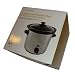 Full-size 2.5 Liter Stainless Steel Slow Cooker with Ceramic Pot