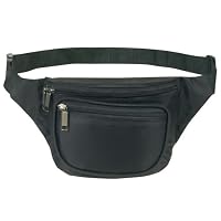 Yens® Fantasybag 3-Zipper Fanny Pack-Black, FN-03 by Yens®