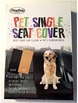 Dog Seat Cover Salmon Dog Treats & Pet Waste Bag Dispenser with Extra Bags Travel Kit - Black