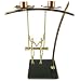 Lovers on a Swing Metal Candle Holder, Handcrafted in Brass