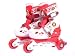 Brand New Snow White Tri Skates Junior Sizes 9-11