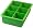 image Tovolo 80-5552 King Cube Jumbo-Size Silicone Ice-Cube Tray, Green