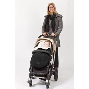 ($40)Infant Comfy Baby Bunting with Inner Shearling and Warm Outer Therma Plush -Fits Any Stroller