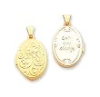 14k Love you always Reversible Locket