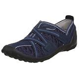  : Privo Women's Joba Flat,Navy,5 M