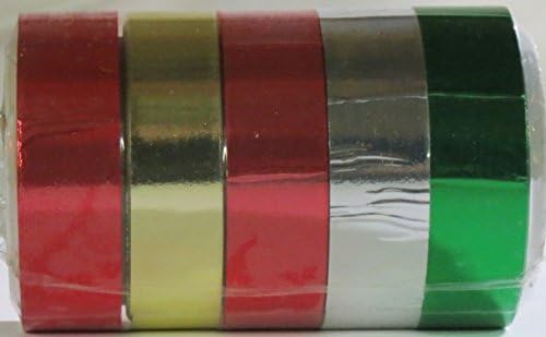 American Greeting Gift Ribbon Packs (1000 ft # 6021 (5 color flat metallic))