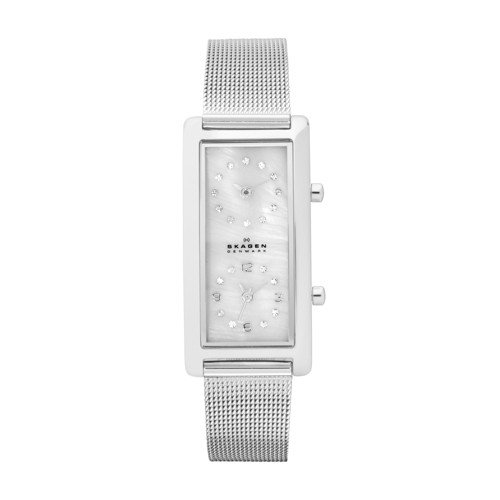 Skagen Women's 20SSSMP Steel Collection Dual Time Zone Stainless Steel Watch